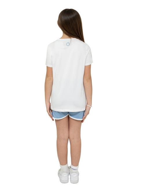 LIMEO Conjunto camiseta algod&oacute;n y bermudas blanco/azul - Ch&aacute;ndales para ni&ntilde;os
