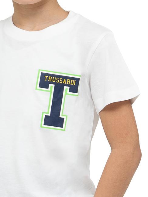 POLANCO Conjunto camiseta algodón y bermudas blanco/ind. - Chándales para niños