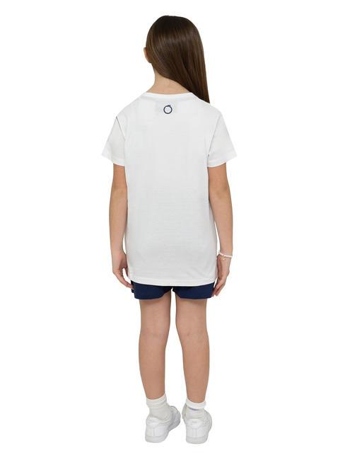 PANELLA Conjunto camiseta algodón y bermudas blanco/ind. - Chándales para niños