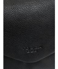 TOSCA BLU MAGNOLIA Bolso bandolera de piel con solapa negro - Bolsos Mujer - 3