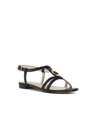 COCCINELLE CHARA SMOOTH Sandalias planas de piel negro - Zapatos Mujer - 3