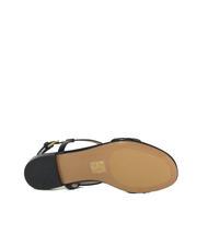 COCCINELLE CHARA SMOOTH Sandalias planas de piel negro - Zapatos Mujer - 5