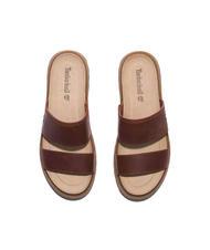 TIMBERLAND CLAIREMONT WAY Sandalias plena flor rojo oscuro - Zapatos Mujer - 5