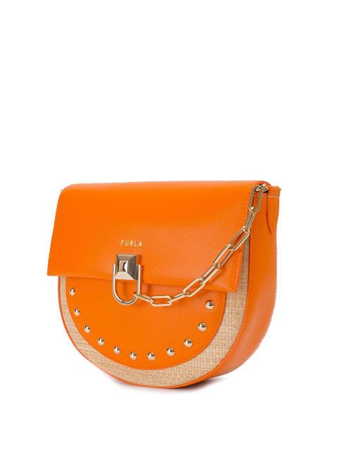 MISS MIMI Bolso bandolera pequeño mandarina+desierto - Bolsos Mujer