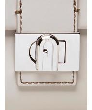 FURLA CHARLOTTE Bolso bandolera mini de piel perla - Bolsos Mujer - 4