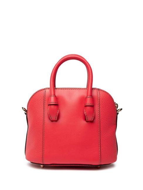 MIASTELLA Bolso de mano de piel con bandolera fuego - Bolsos Mujer