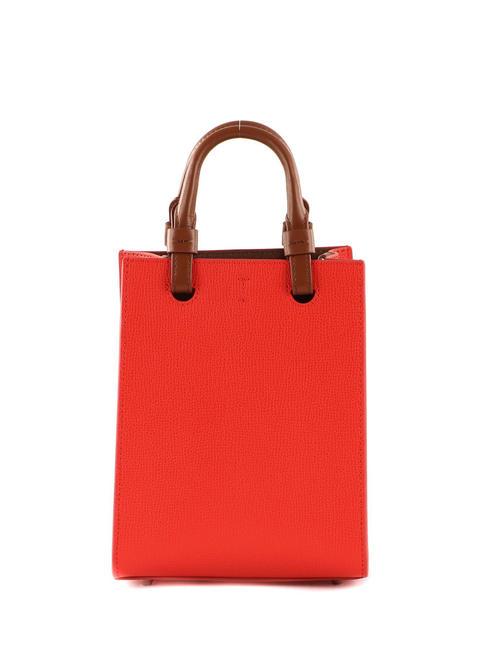 VARSITY STYLE Bolso vertical de piel con bandolera rociado+gris - Bolsos Mujer