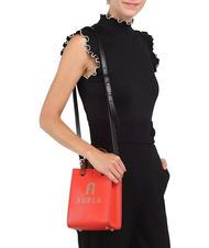 FURLA VARSITY STYLE Bolso vertical de piel con bandolera rociado+gris - Bolsos Mujer - 6