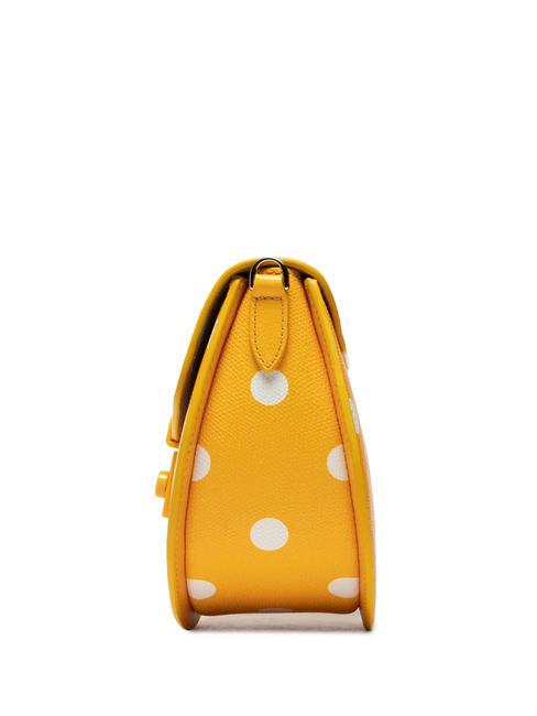 METROPOLIS Bolso mini de piel estampada polen+tonos negros - Bolsos Mujer