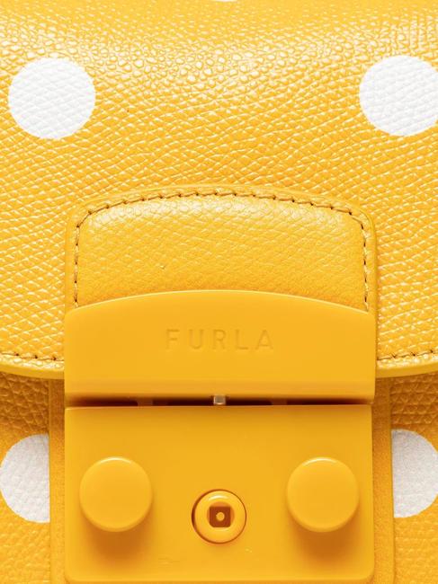 METROPOLIS Bolso mini de piel estampada polen+tonos negros - Bolsos Mujer