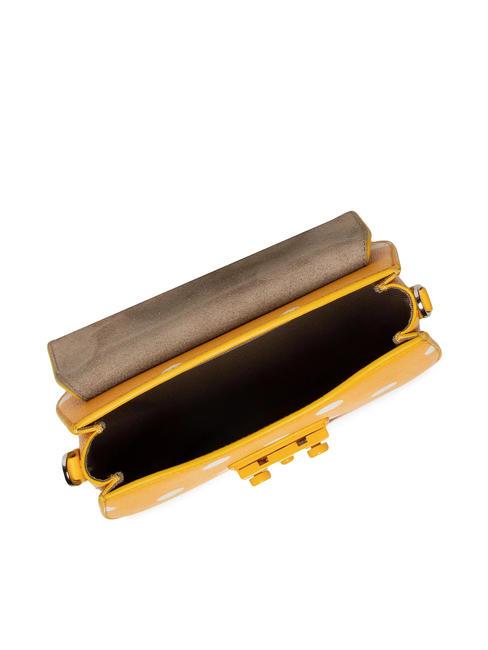 METROPOLIS Bolso mini de piel estampada polen+tonos negros - Bolsos Mujer