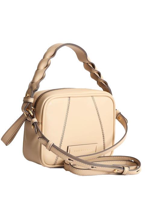 BRIGIDA  Mini bolso de mano, con bandolera abad natural. oro - Bolsos Mujer