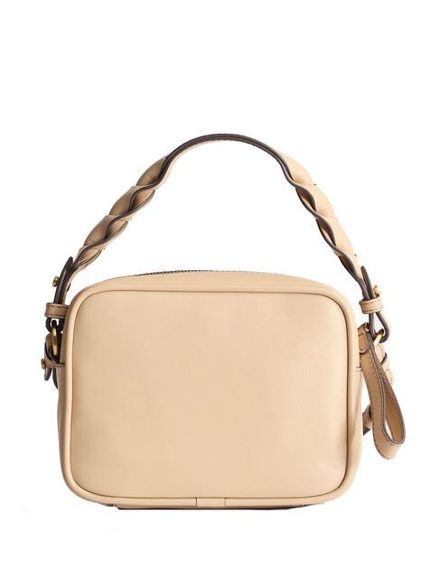 BRIGIDA  Mini bolso de mano, con bandolera abad natural. oro - Bolsos Mujer