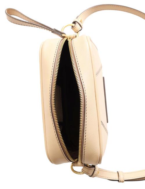 BRIGIDA  Mini bolso de mano, con bandolera abad natural. oro - Bolsos Mujer