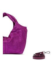 GIANNI CHIARINI AGNESE Bolso en piel laminada Rosa caliente - Bolsos Mujer - 3