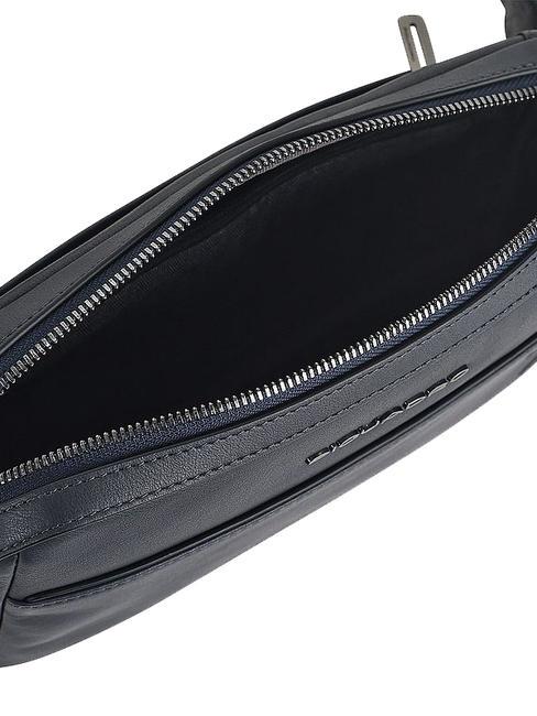 NABUCCO Bolsa de cuero azul - Riñoneras