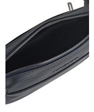 PIQUADRO NABUCCO Bolsa de cuero azul - Riñoneras - 3