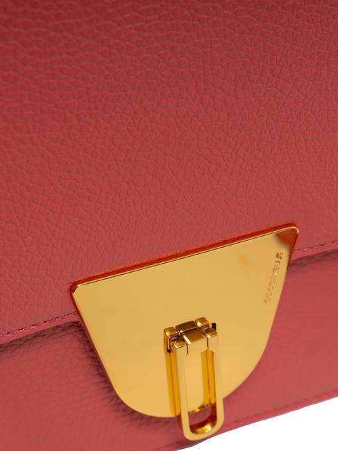 NICO Bolso bandolera pequeño de piel arándanos - Bolsos Mujer