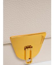 COCCINELLE NICO Bolso bandolera pequeño de piel leche de coco - Bolsos Mujer - 3