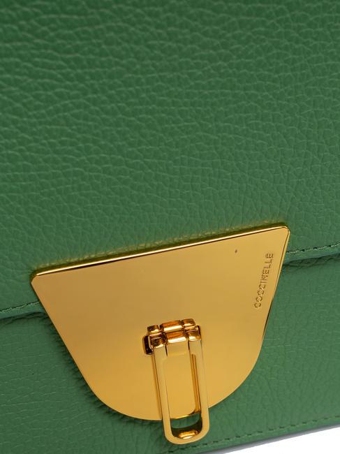 NICO Bolso bandolera pequeño de piel menta - Bolsos Mujer