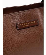 THE BRIDGE CARLOTTA Bolso shopping de piel al hombro BROWN - Bolsos Mujer - 2