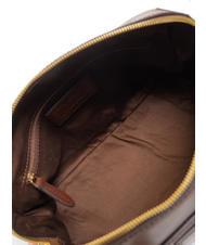 THE BRIDGE CECILIA Bolso baúl de piel con bandolera BROWN - Bolsos Mujer - 5