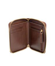 THE BRIDGE CECILIA Cartera mediana de piel con cremallera BROWN - Carteras Mujer - 2