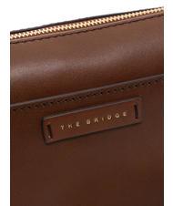 THE BRIDGE CECILIA Bolso bandolera en piel BROWN - Bolsos Mujer - 3