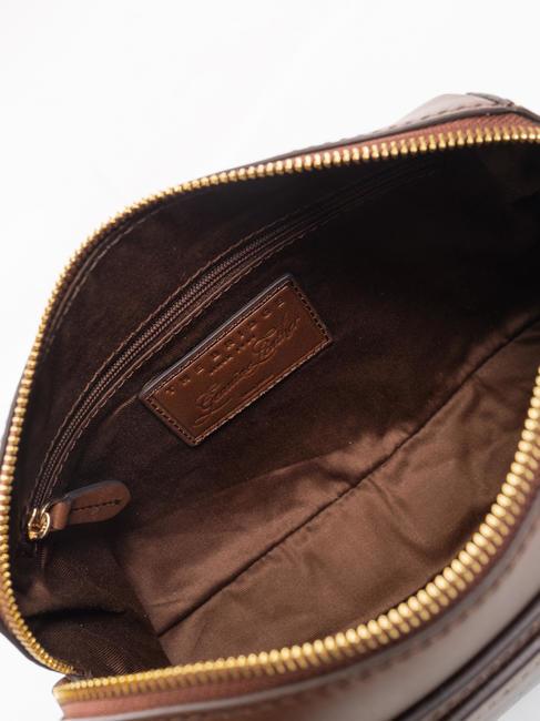 CECILIA Bolso bandolera en piel BROWN - Bolsos Mujer