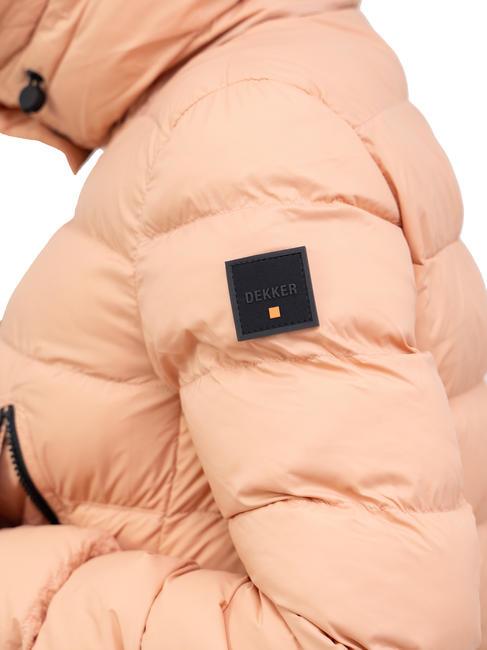 NISTON NY Plum&iacute;fero corto con capucha marr&oacute;n bombay - Chaquetas de plumas de mujer