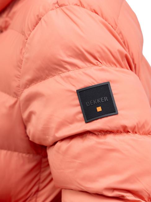 NISTON NY Plumífero corto con capucha tierra de siena - Chaquetas de plumas de mujer