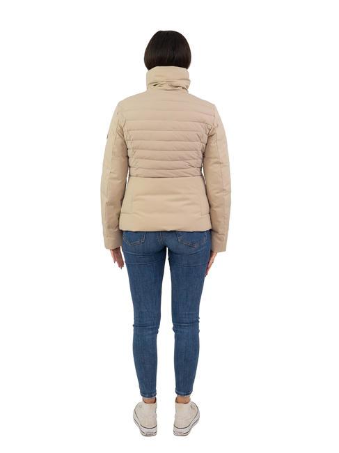 PADOX BMAT Plum&iacute;fero corto doble tejido macarr&oacute;n - Chaquetas de plumas de mujer