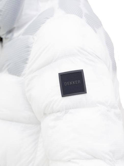 STAND RT Plumífero largo con relleno de colores. blanco - Chaquetas de plumas de mujer