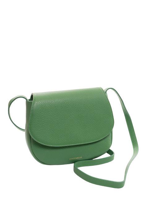 CHERRY Bolso bandolera mini de piel menta - Bolsos Mujer