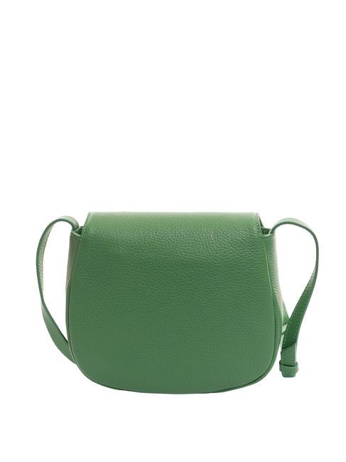 CHERRY Bolso bandolera mini de piel menta - Bolsos Mujer