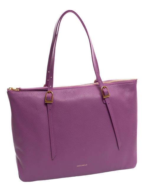 CHERRY Bolso shopping de piel martillada dalia - Bolsos Mujer