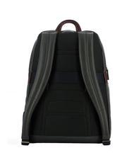 PIQUADRO X1 Mochila de cuero para portátil de 15,6" azul / marrón - Mochilas para portátil - 3