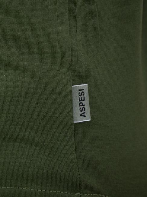 BASIC FLOCK Camiseta de algodón con logo militar - camiseta