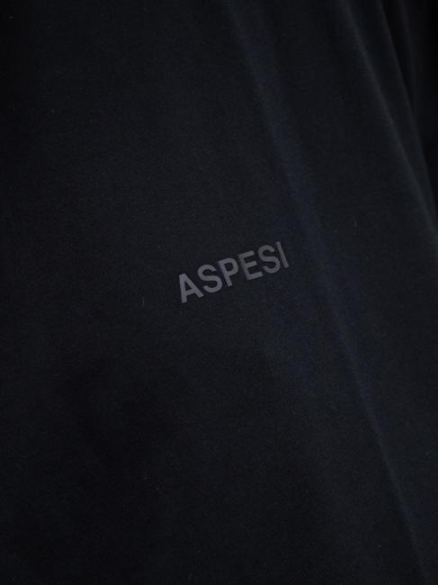 BASIC Camiseta de algodón con logo negro - camiseta