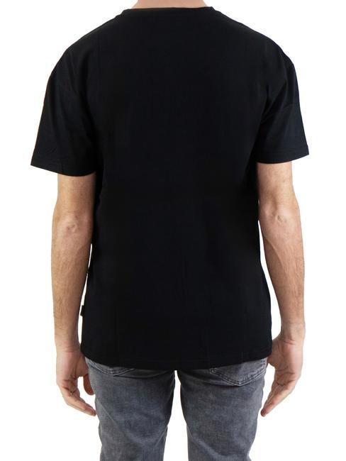 BASIC Camiseta de algodón con logo negro - camiseta
