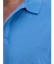 ASPESI BASIC Polo elástico de manga corta azul claro - camisa polo - 3