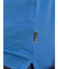 ASPESI BASIC Polo elástico de manga corta azul claro - camisa polo - 4