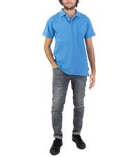 ASPESI BASIC Polo elástico de manga corta azul claro - camisa polo - 5