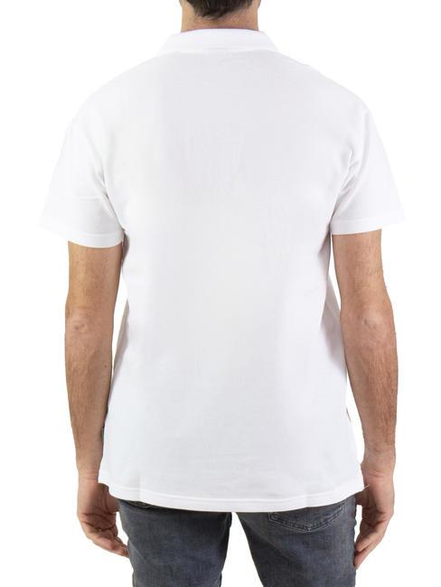 BASIC Polo elástico de manga corta blanco - camisa polo