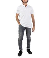 ASPESI BASIC Polo elástico de manga corta blanco - camisa polo - 5