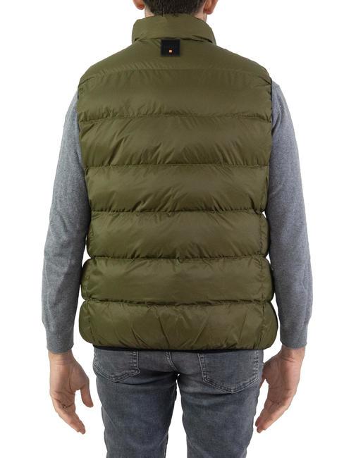 PORPOISE NY Chaleco acolchado oliva oscuro - Chaquetas sin mangas para hombre.