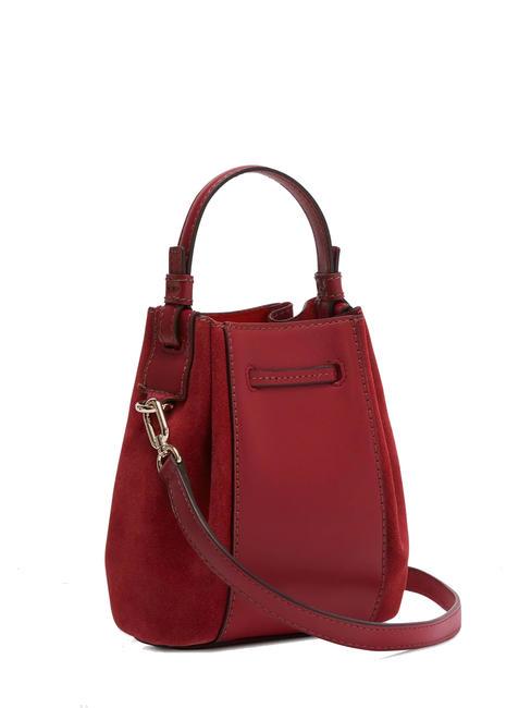 MIASTELLA Bolso bombonera mini de piel CEREZA d - Bolsos Mujer