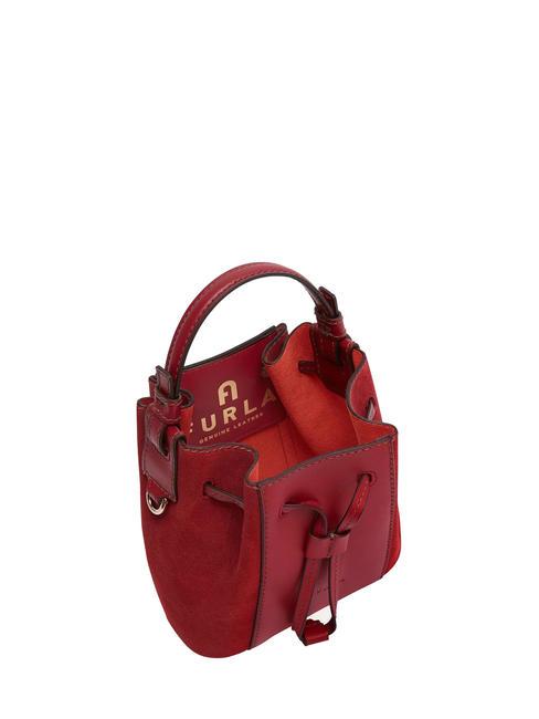 MIASTELLA Bolso bombonera mini de piel CEREZA d - Bolsos Mujer