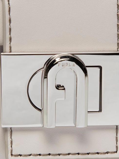 CHARLOTTE Bolso de mano, con bandolera perla - Bolsos Mujer