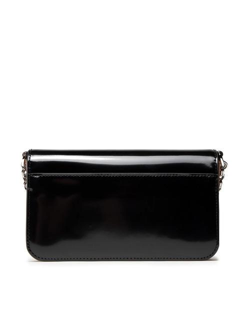SPLENDIDA Bolso MINI de piel con bandolera negro + coñac h - Bolsos Mujer